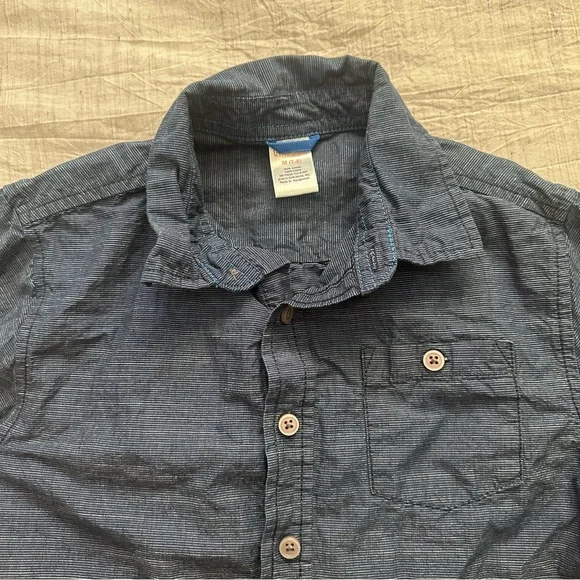 Gymboree Long Sleeve Collared Shirt Boys Size 7-8 - Picture 2 of 6
